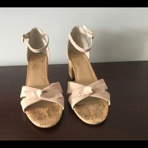 ☕️☕️Pink Heeled Suede Sandals☕️☕️